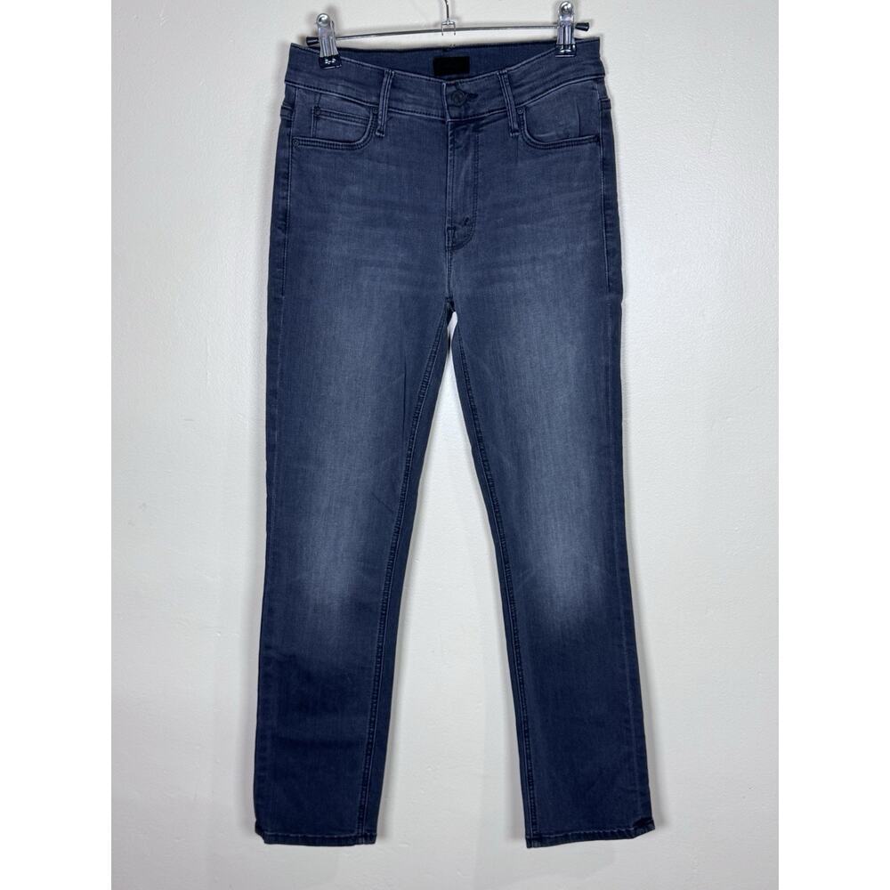 MOTHER The Mid Rise Dazzler Ankle Jeans Lighting Up Lanterns Straight sz 25